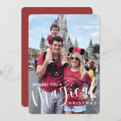 A magical Christmas card Feiertagskarte (Vorne/Hinten)