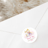 A Magical Day Unicorn Birthday Party Runder Aufkleber