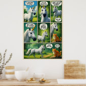A Magical Encounter with a Talking Cat Poster (Küche)