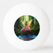 A magical fairy woodland forest  tischtennisball (Rückseite)