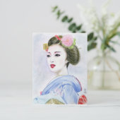 A MAIKO GIRL POSTKARTE (Stehend Vorderseite)
