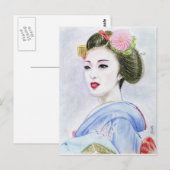A MAIKO GIRL POSTKARTE (Vorne/Hinten)