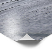 A Mallard duck flapping her wings Fotodruck (Ecke)