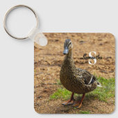 A Mallard Duck Keyring Schlüsselanhänger (Vorderseite)