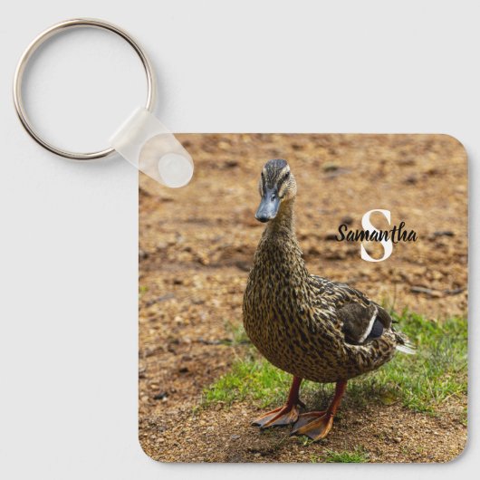 A Mallard Duck Keyring Schlüsselanhänger (Vorderseite)