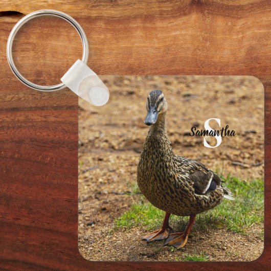 A Mallard Duck Keyring Schlüsselanhänger (Vorderseite)