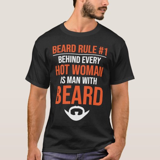 A Man With Beard T-Shirt (Vorderseite)