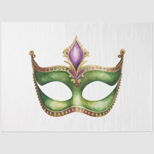 A Mardi Gras Mask Series Design 1 Seidenpapier (Vorderseite)