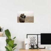 A Marine feuert die M-32 Poster (Heimbüro)