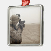 A Marine feuert die M-32 Silbernes Ornament (Links)