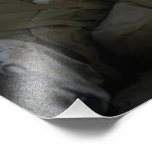 A Marine feuert ein Dienstgewehr M16A2 Fotodruck (Ecke)