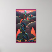 A Martini Lands on the Planet of Olives - Ken Gage Leinwanddruck (Vorderseite)