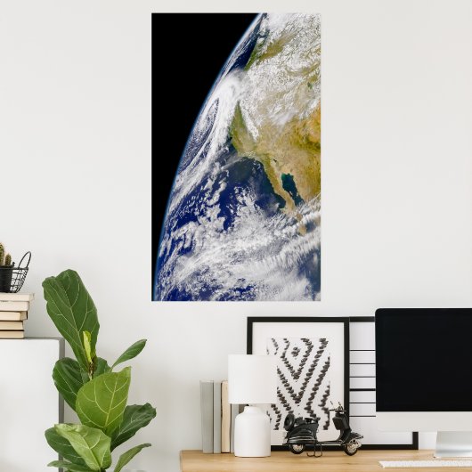 A massive low pressure system poster (Heimbüro)