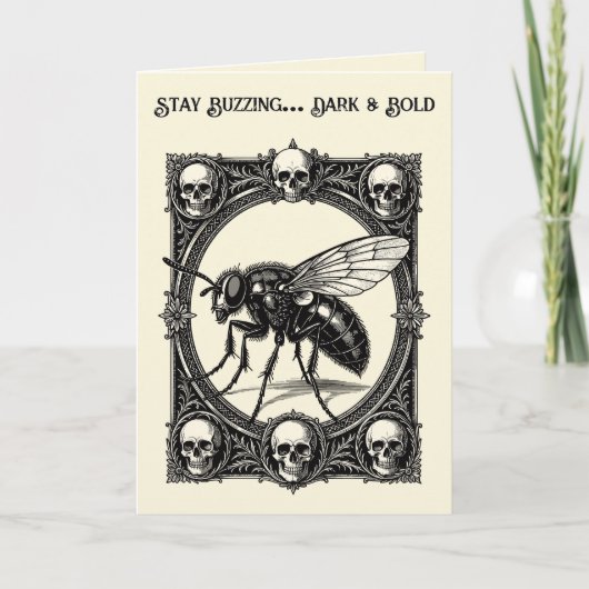 A Massive Monstrous Fly Karte (Vorderseite)