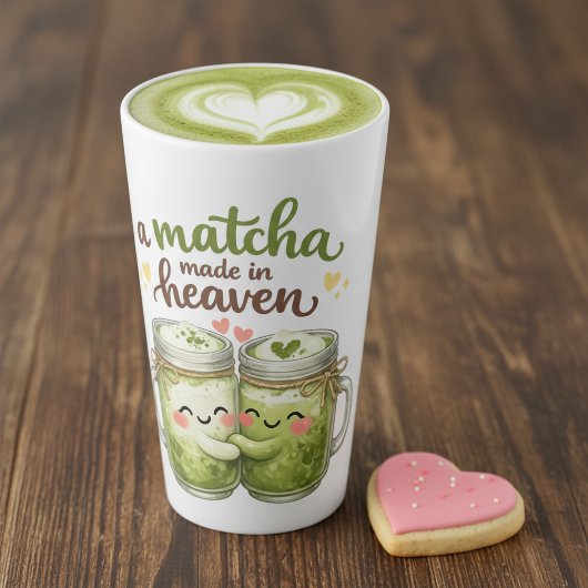 A Matcha Made in Heaven Cute Funny Pun Milchtasse