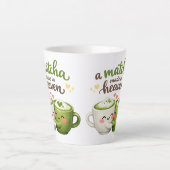 A Matcha Made in Heaven Cute Funny Pun Milchtasse (Vorderseite)