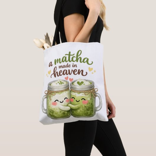 A Matcha Made in Heaven Cute Funny Pun Tasche (Von Nahem)