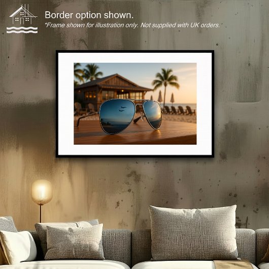 A Maverick's View - Wall Art Print Poster