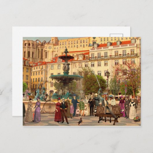 A Maxia do Rossio (Lissabon) Postkarte (Vorne/Hinten)