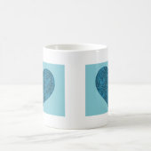 A-MAZE-HERZ (AQUAMARIN) KAFFEETASSE (Mittel)
