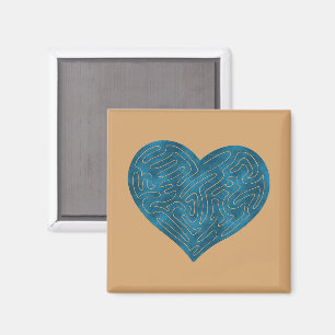 A-MAZE-HERZ (AQUAMARIN) MAGNET