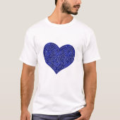 A-MAZE-HERZ (BLAU) T-Shirt (Vorderseite)