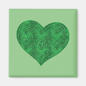 A-MAZE-HERZ (GRÜNE) MAGNET (Vorne)
