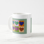 A-MAZE-HERZEN KAFFEETASSE (Vorderseite Links)