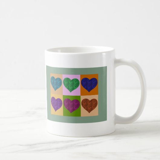 A-MAZE-HERZEN KAFFEETASSE (Rechts)