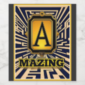 A MAZING WEINETIKETT (Einzelnes Label)