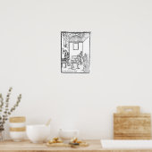 A Medieval Kitchen Poster (Küche)