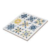 A Mediterranean Tile Design with Floral Geometric Fliese (Seite)