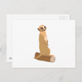 A Meerkat Postkarte (Vorne/Hinten)