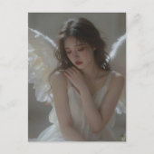 A melancholic angel postkarte (Vorderseite)