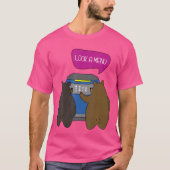 A Menu - Funny Bear Camping T-Shirt (Vorderseite)