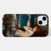 A Mermaid, c. 1900 by John Waterhouse Case-Mate iPhone Hülle (Rückseite (Horizontal))