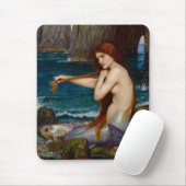 A Mermaid, c. 1900 by John Waterhouse Mousepad (Mit Mouse)