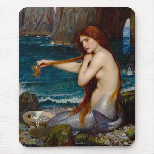 A Mermaid, c. 1900 by John Waterhouse Mousepad (Vorne)
