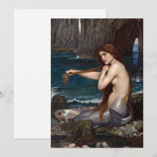 A Mermaid | John William Waterhouse (Vorne/Hinten)