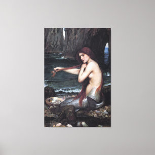 A Mermaid John William Waterhouse Mythological Leinwanddruck