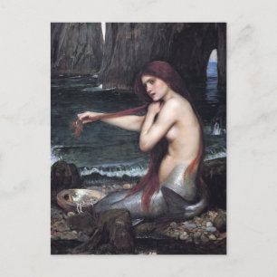A Mermaid John William Waterhouse Mythological Postkarte