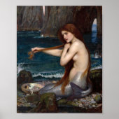 A Mermaid | John William Waterhouse Poster (Vorne)