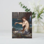 A Mermaid | John William Waterhouse Postkarte (Stehend Vorderseite)