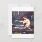 A Mermaid John William Waterhouse Save The Date (Vorderseite)