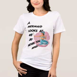A Mermaid looks at 60 Tri-Blend Shirt