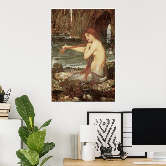A Mermaid Poster (Heimbüro)