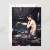 A Mermaid Postkarte (Vorne/Hinten)