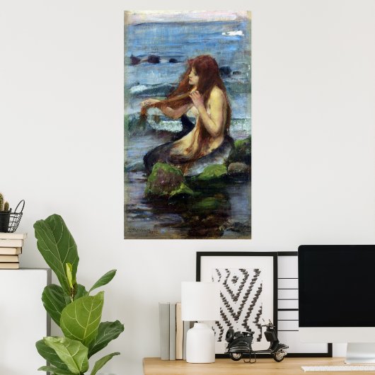 A Mermaid (Studie) Poster (Heimbüro)