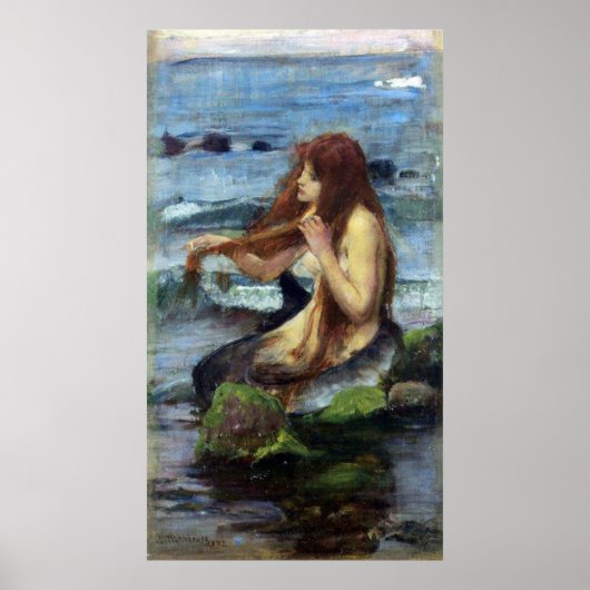 A Mermaid (Studie) Poster (Vorne)