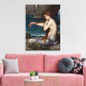"A Mermaid" von John William Waterhouse Leinwand (Insitu (Wohnzimmer))